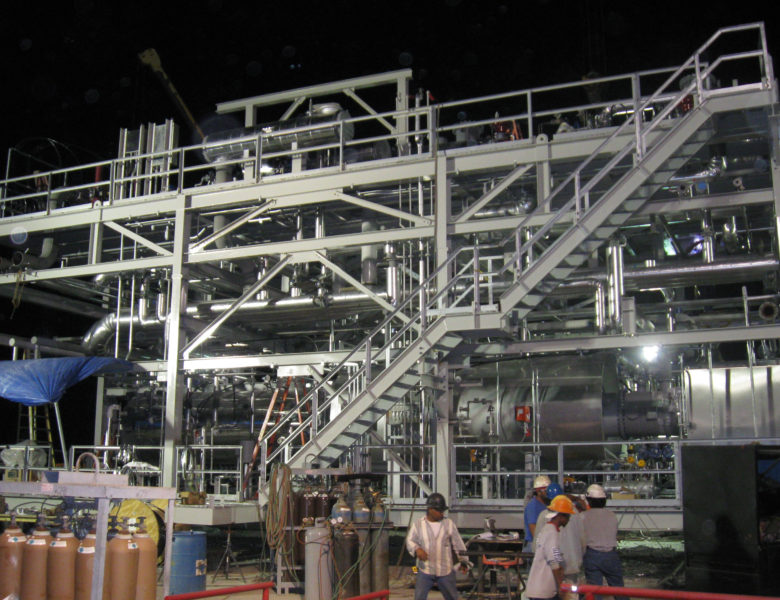 outdoor fabrication construction site